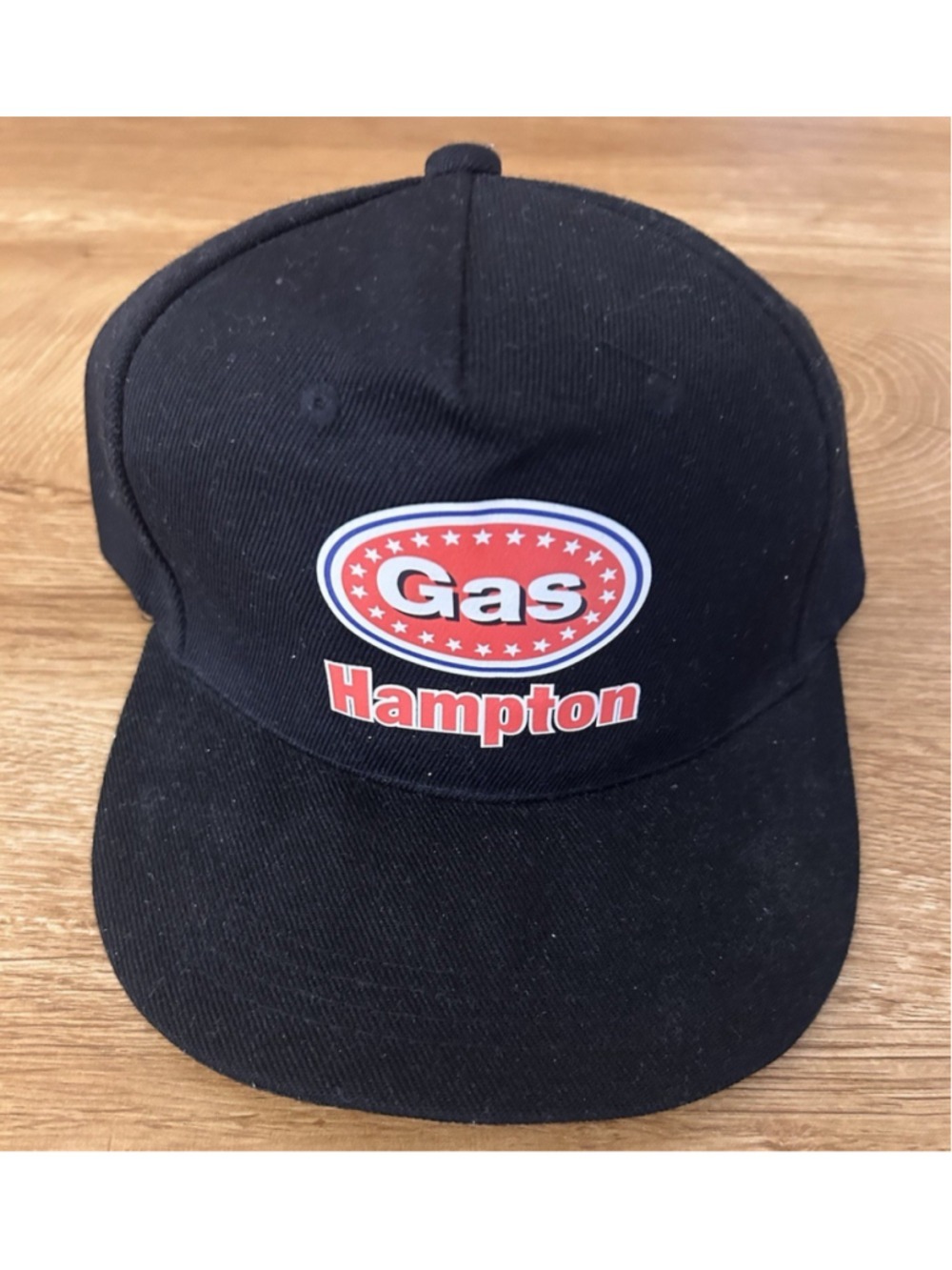 Gas Hampton Logo Black Snapback Hat The Hamptons NY